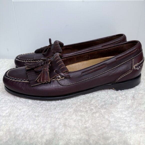Men\'s Johnston and Murphy Passport Kilty Tassel loafers in Brown Size 12M main image 6